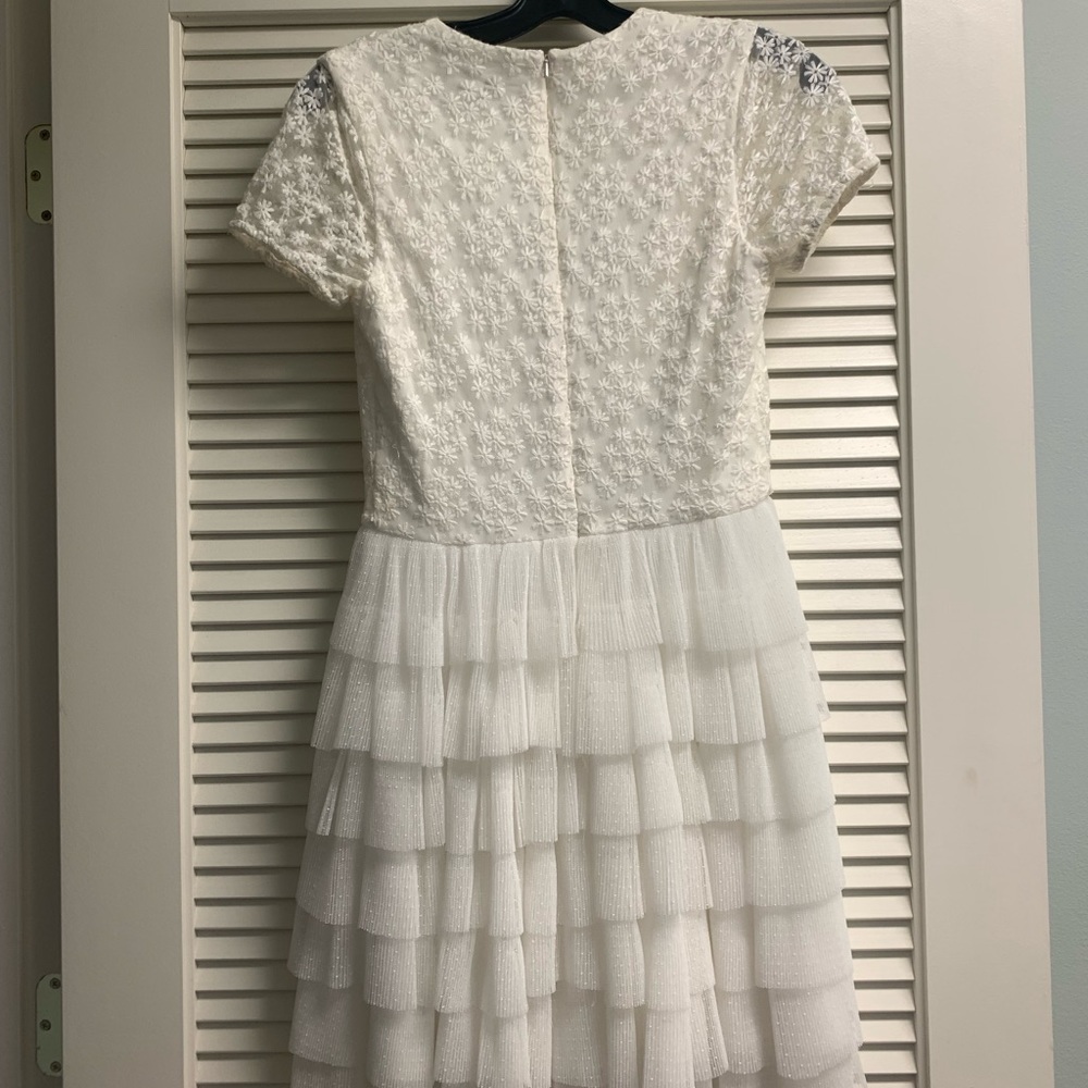 Badgley Mischka White Dress - Picture 3 of 8
